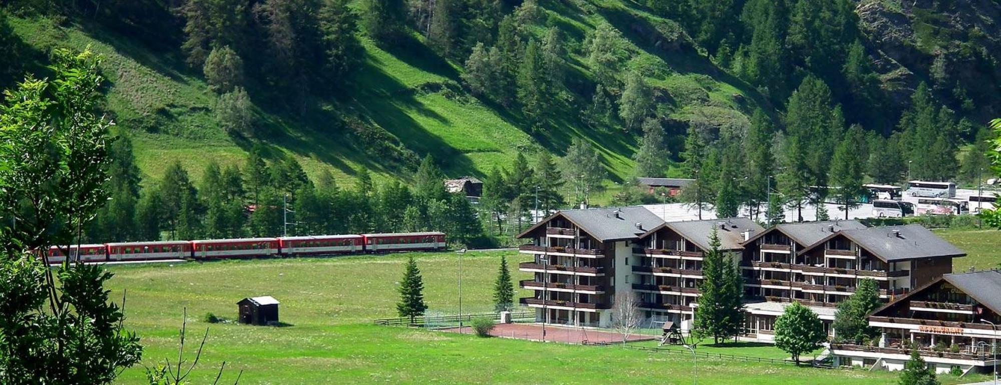 Monte Rosa Taesch, Apartments Mit Wellness Bereich 外观 照片